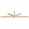 Ekena Millwork Redmond Smooth Timber Gable Bracket, Douglas Fir, 96"W x 28"H x 3 1/2"D x 3 1/2"F, 7/12 Pitch GBW096X28X0404RED00SDF - alternate 5